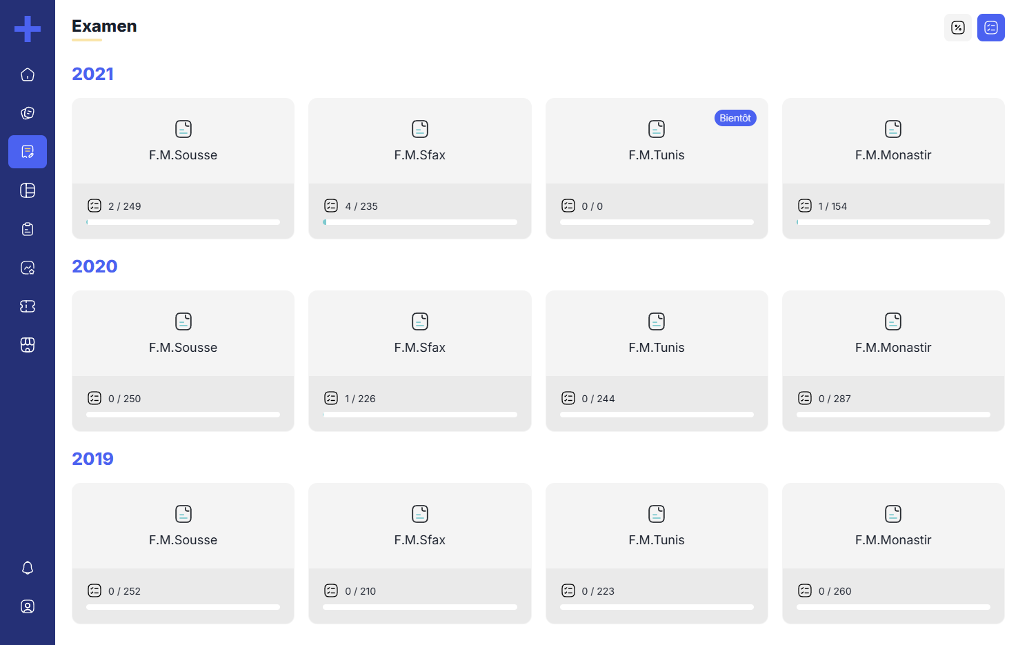 ECNplus+ banque de QCM